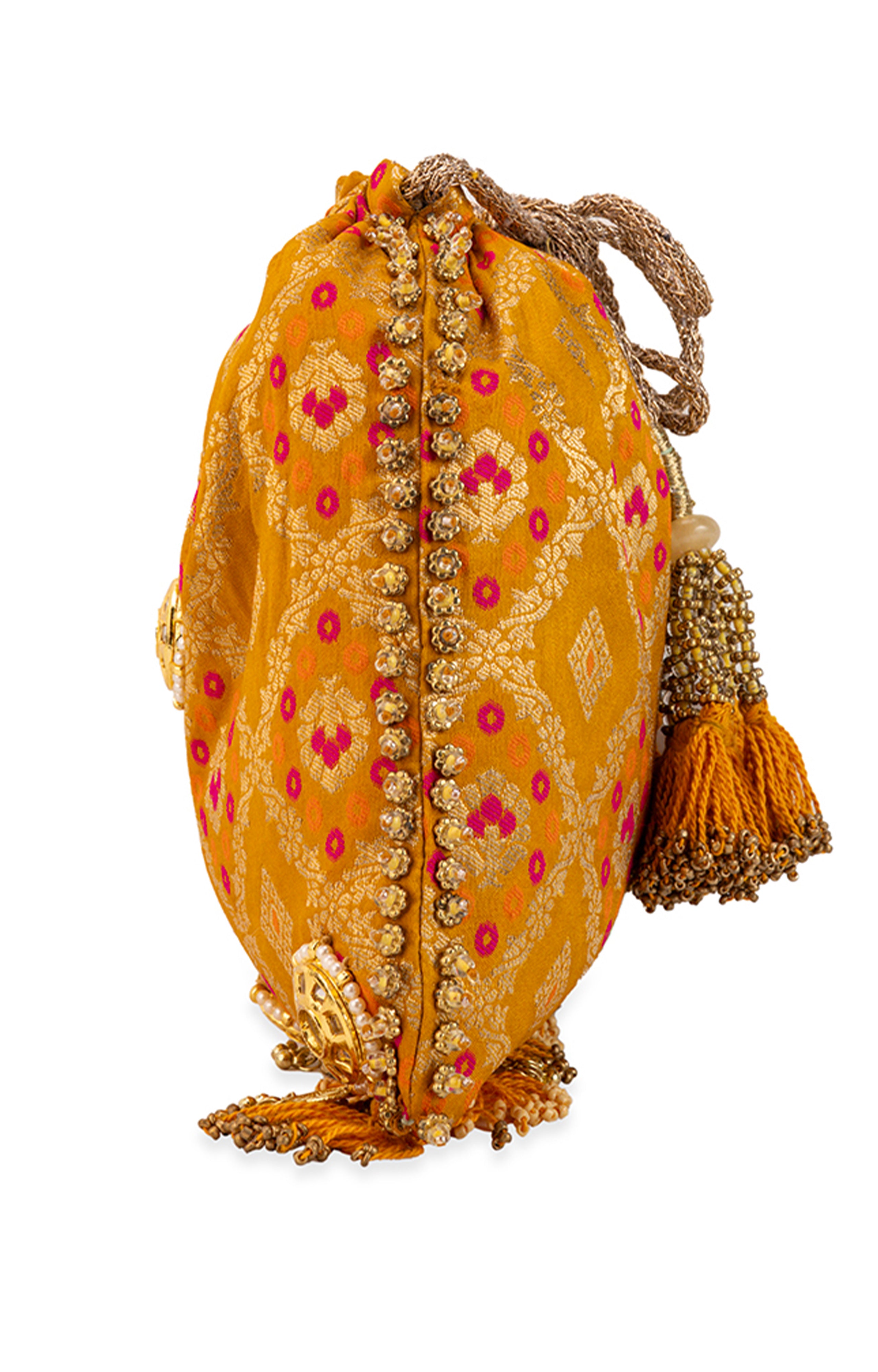 Sharvitha Yellow (Potli)