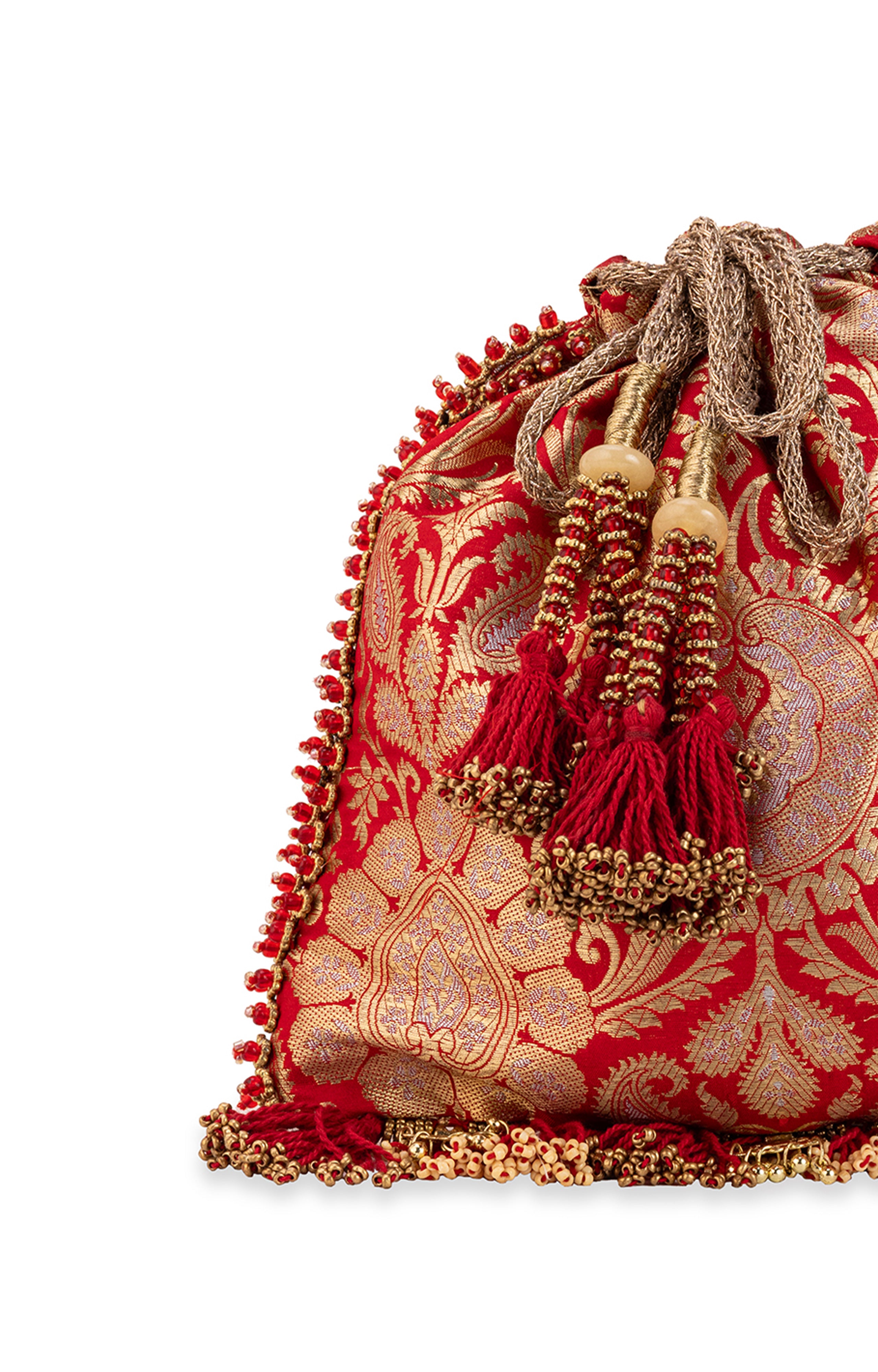 Sharvitha Red (Potli)