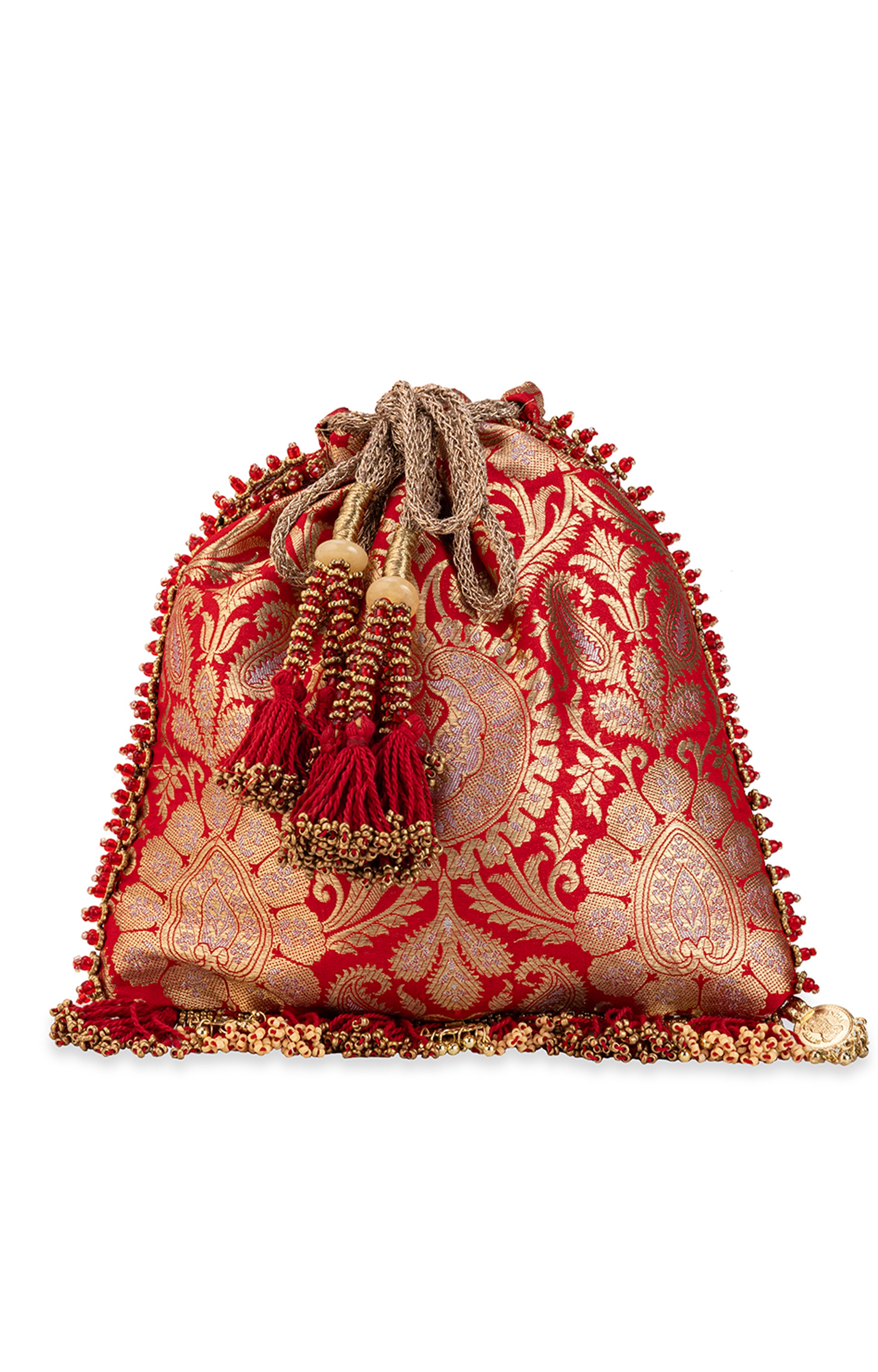Sharvitha Red (Potli)