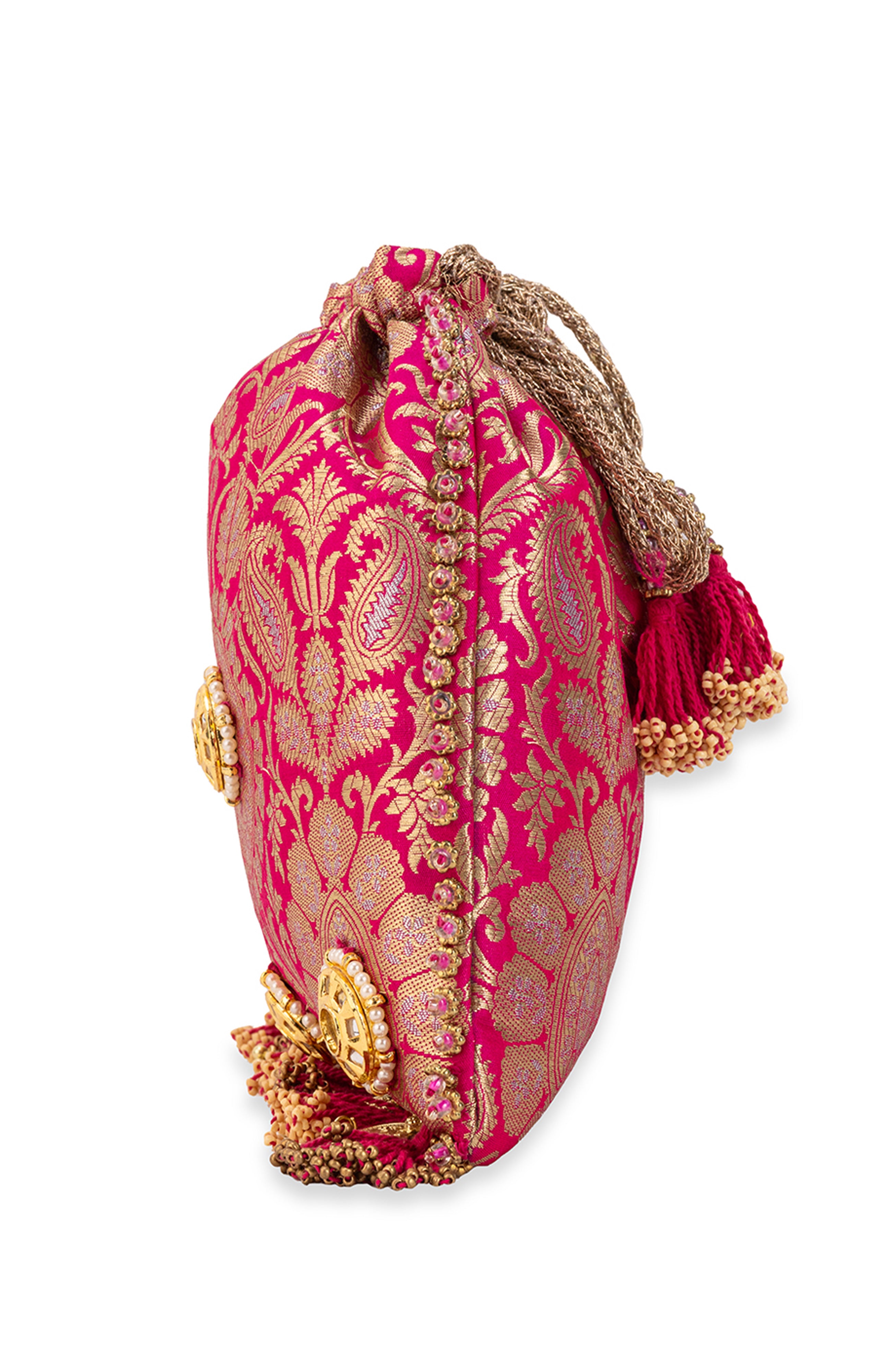 Sharvitha Pink (Potli)
