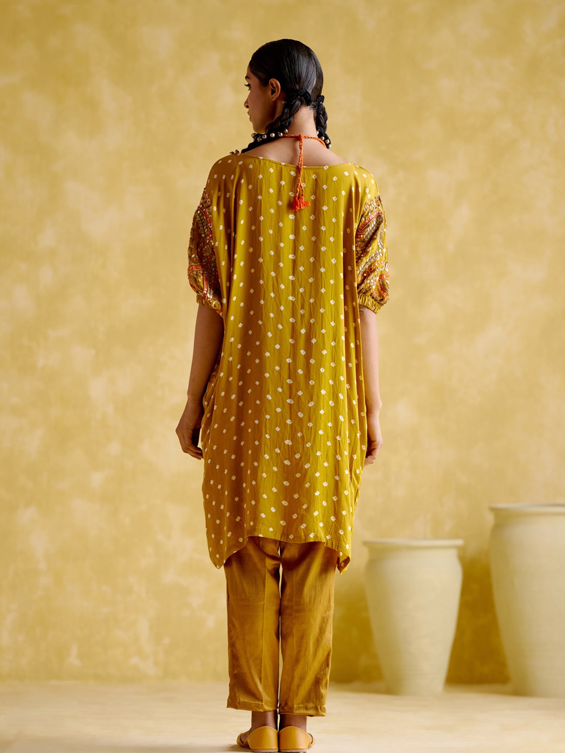 Indrina Mustard Co Ord Set