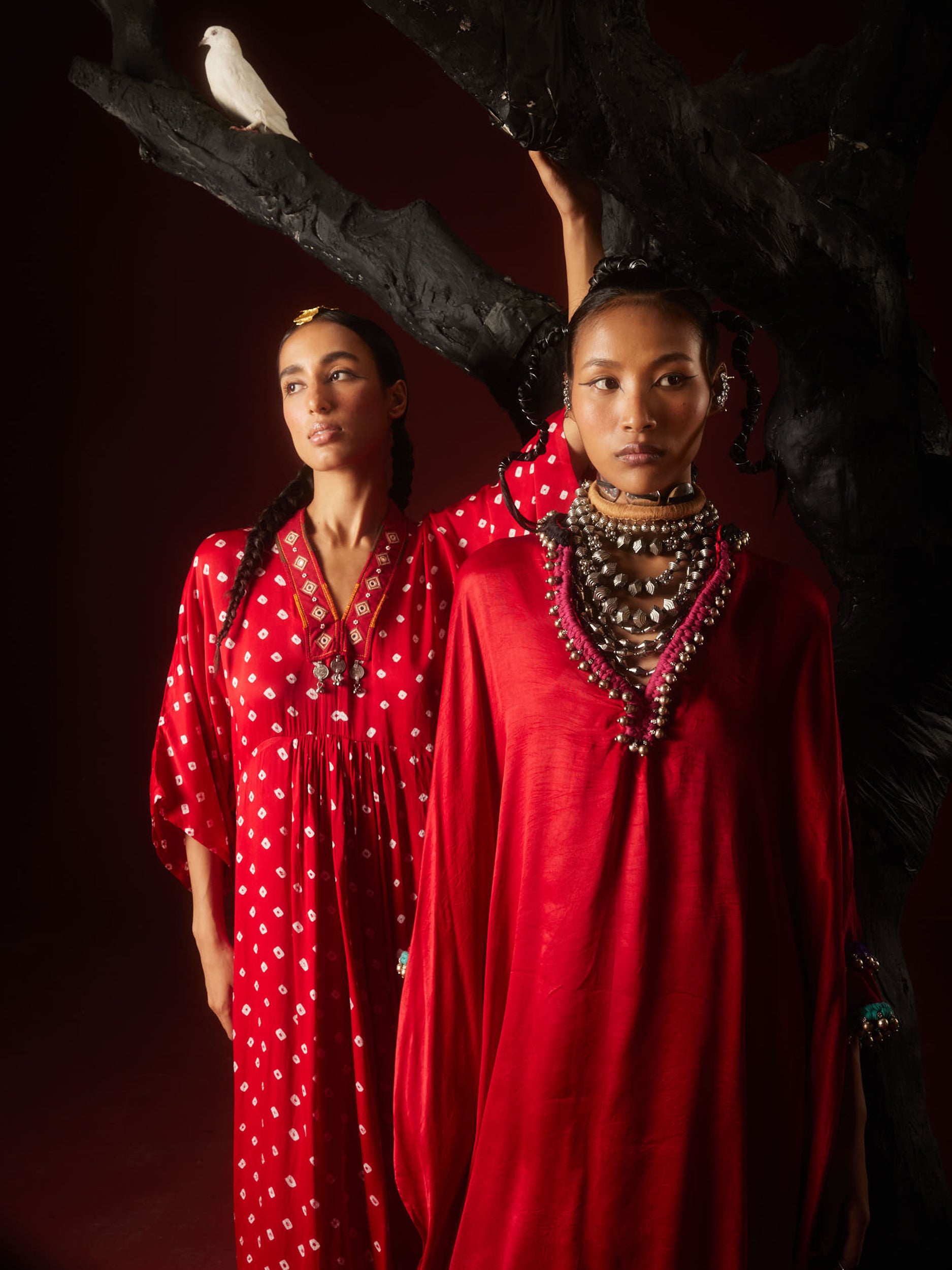 Bhavishya Red Co Ords Set