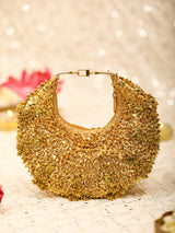 Ishani -Gold Handbag