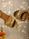 Jasmine Gold Heel