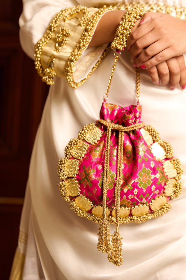 Avika Pink Potli