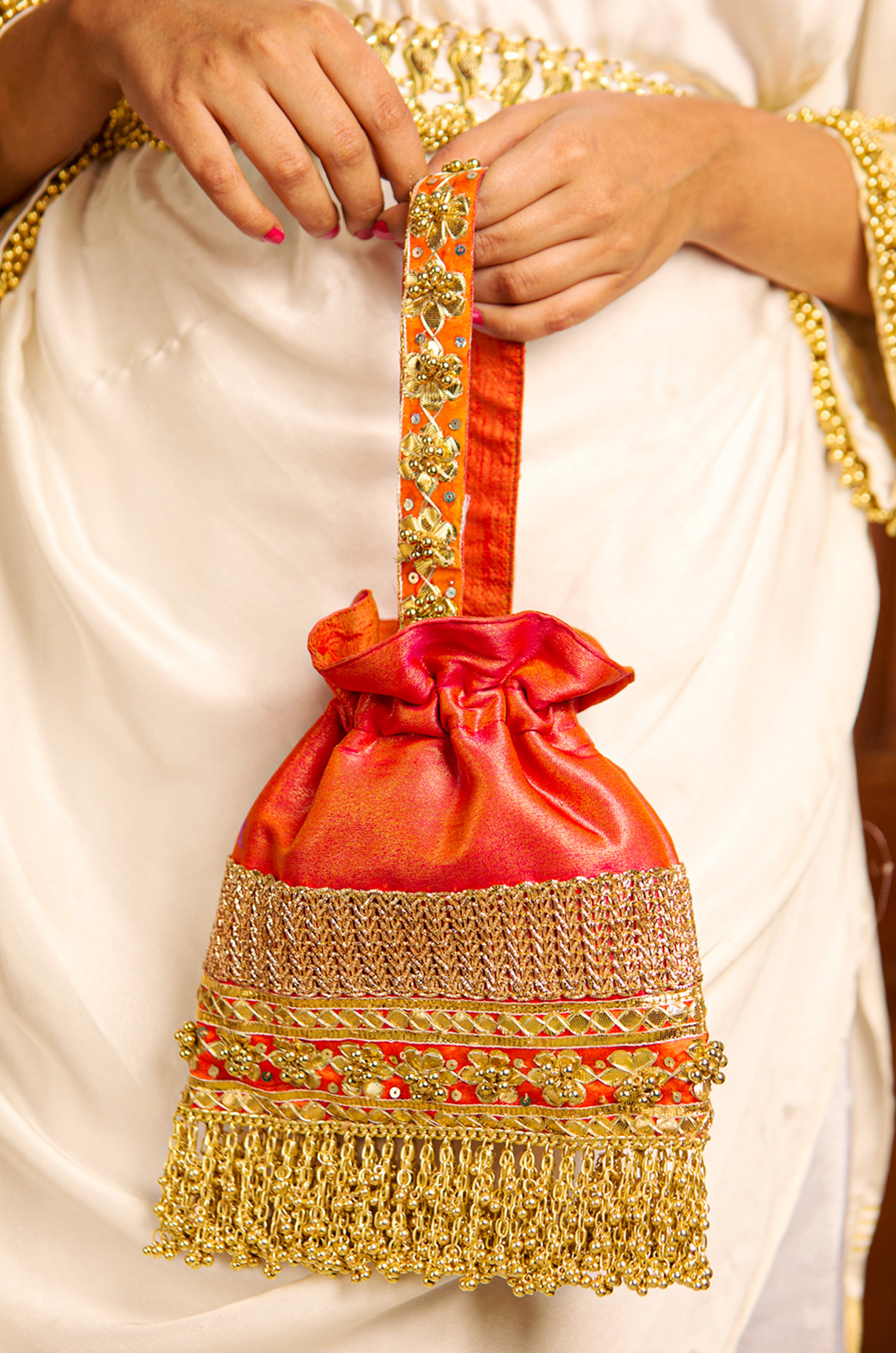 Prisha Orange (Potli)