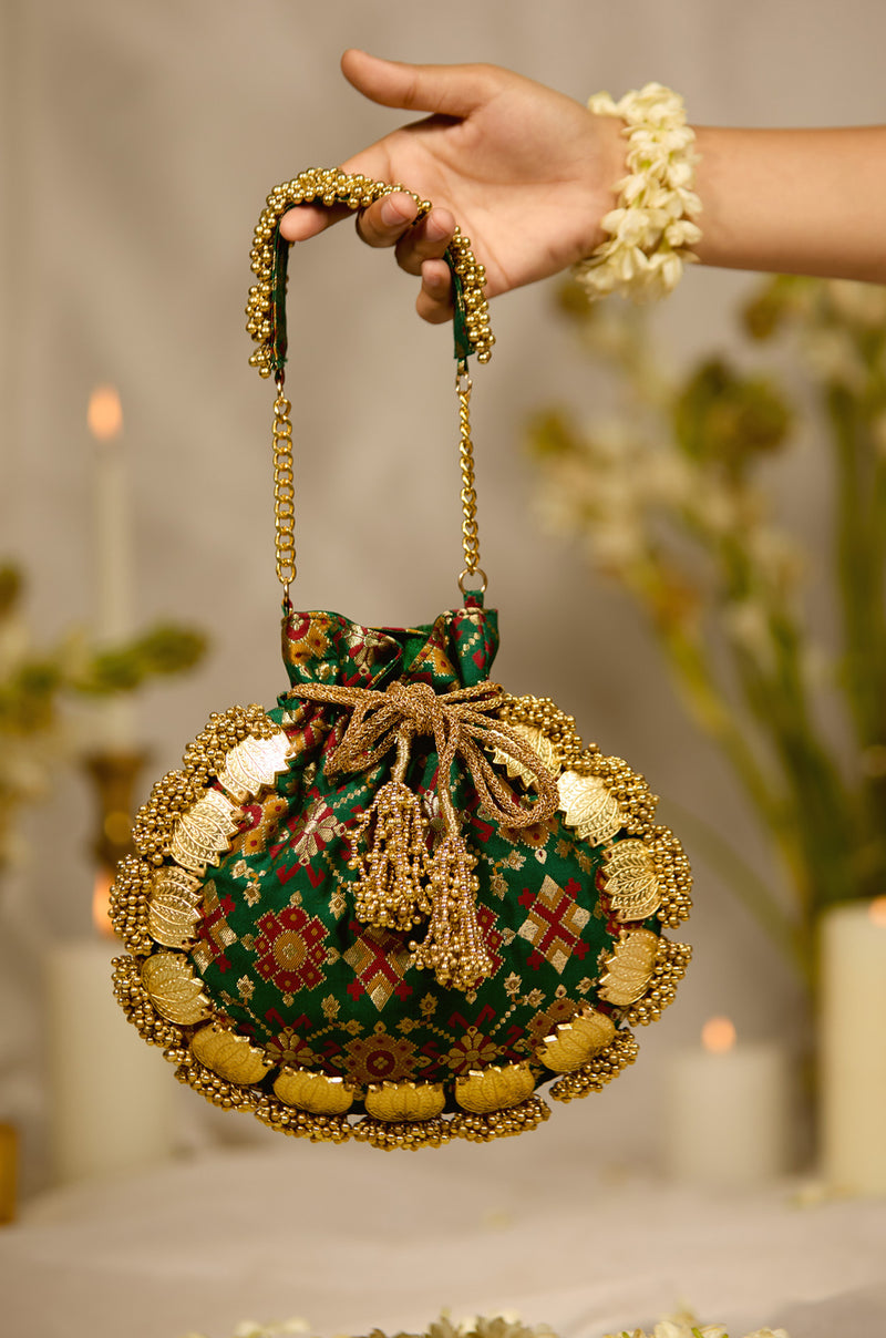 Avika Green Potli