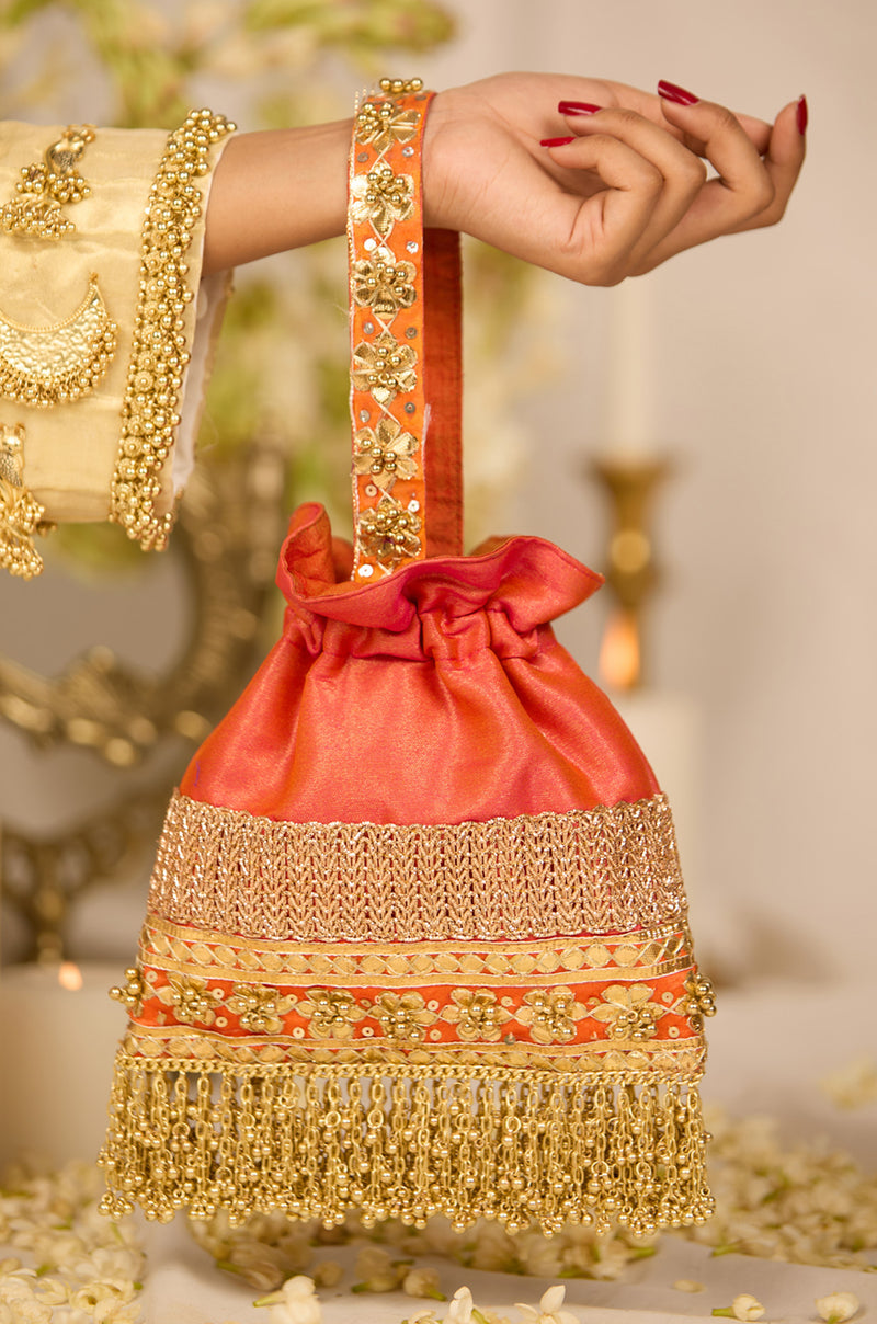 Prisha Orange (Potli)