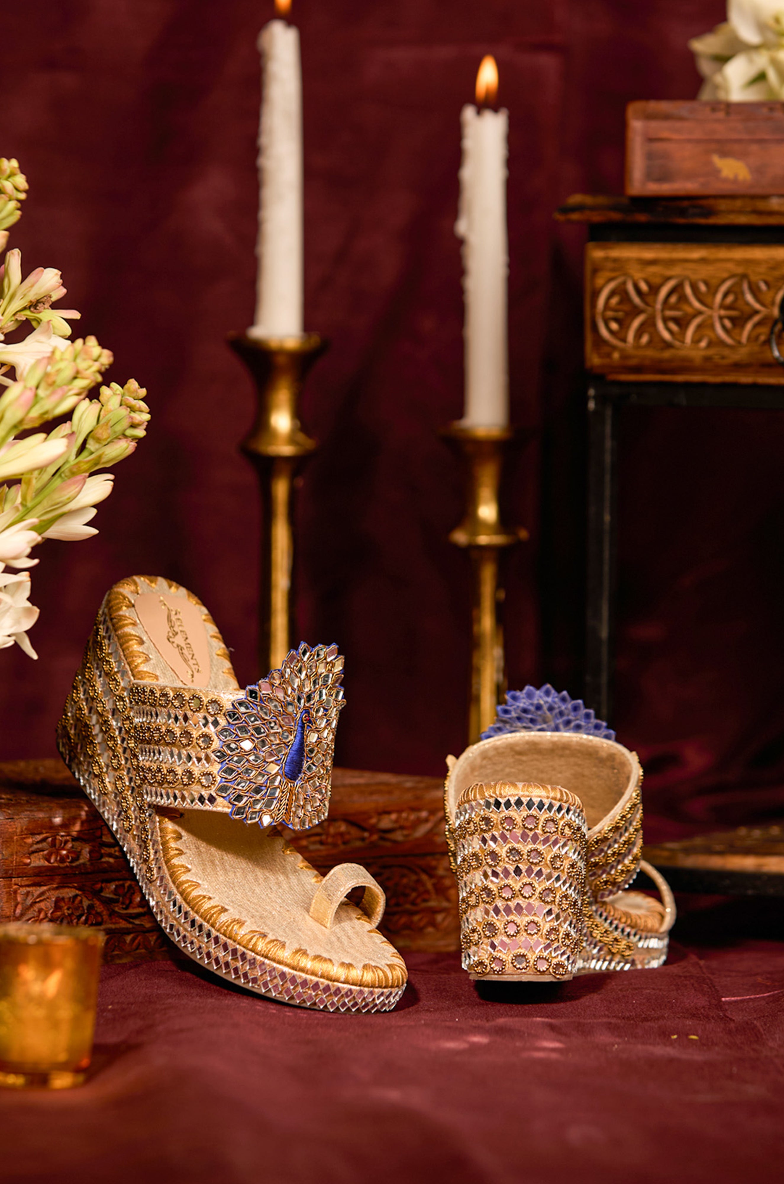 Gold Peacock (Wedges)