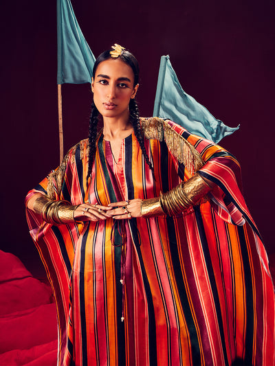 Chandra-multi color Kaftan