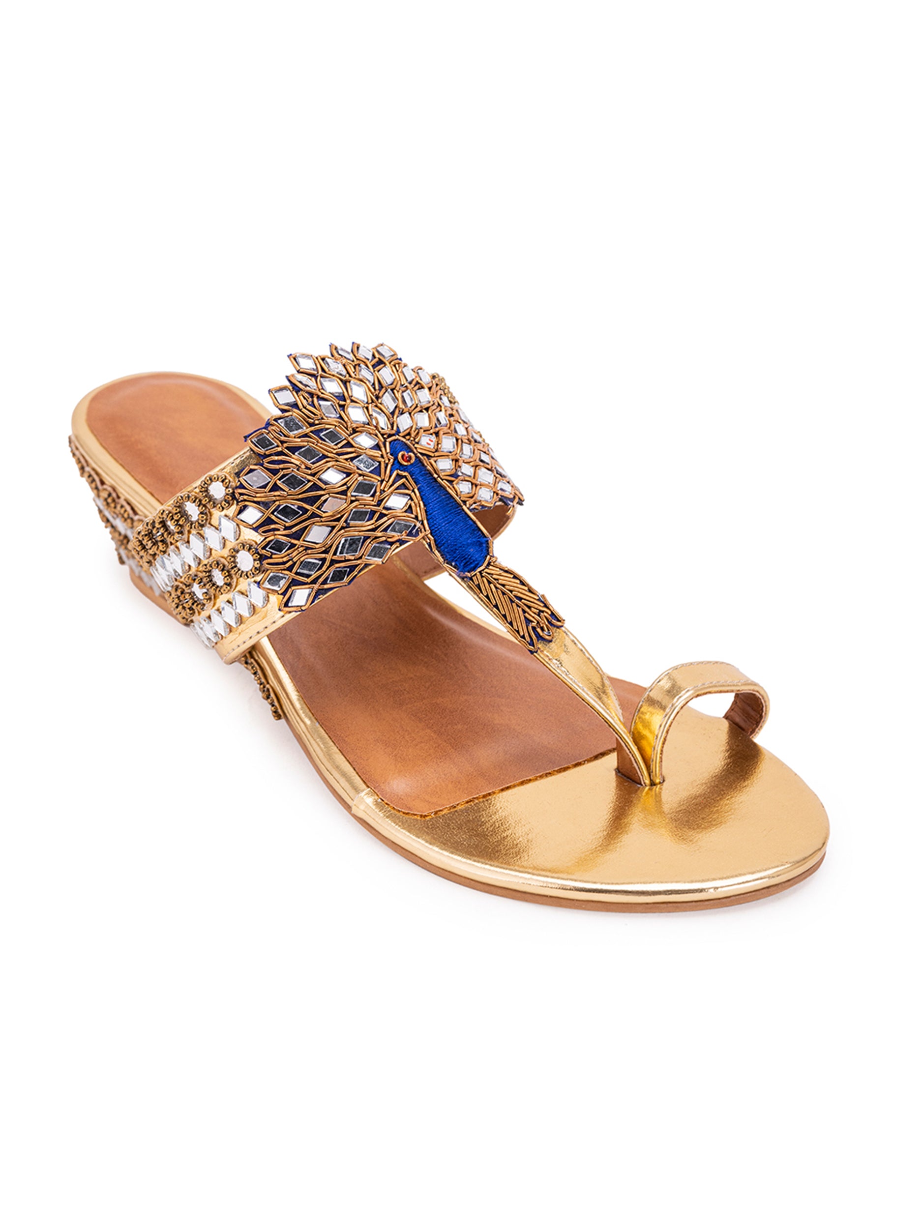 Astraia Peacock (Kolhapuri Heel)