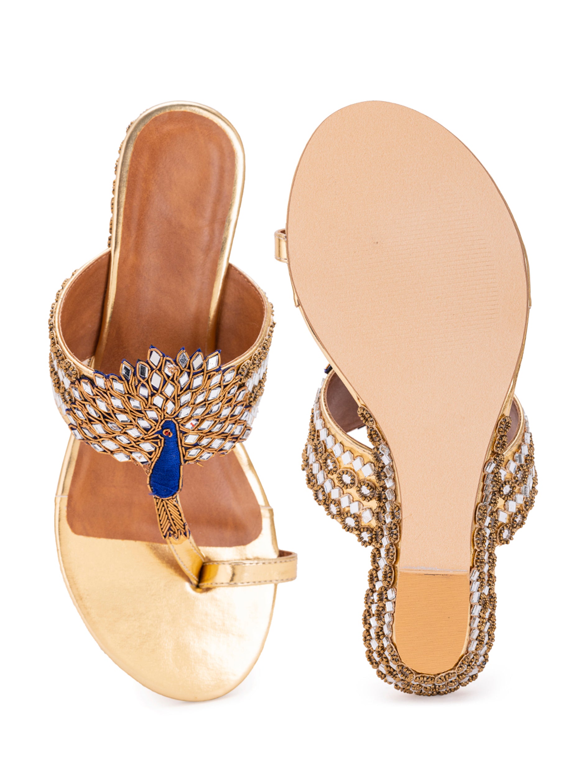 Astraia Peacock (Kolhapuri Heel)