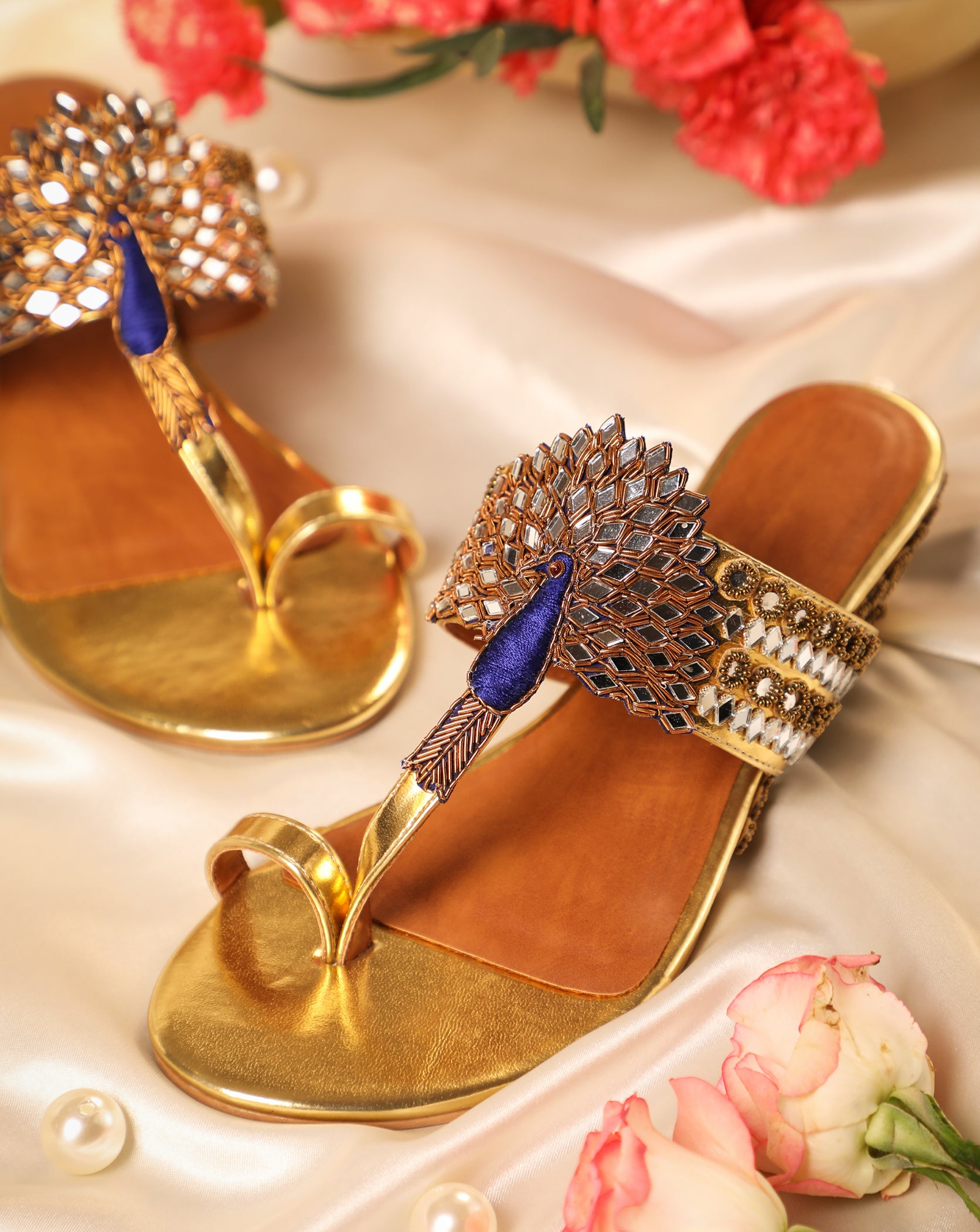 Astraia Peacock (Kolhapuri Heel)