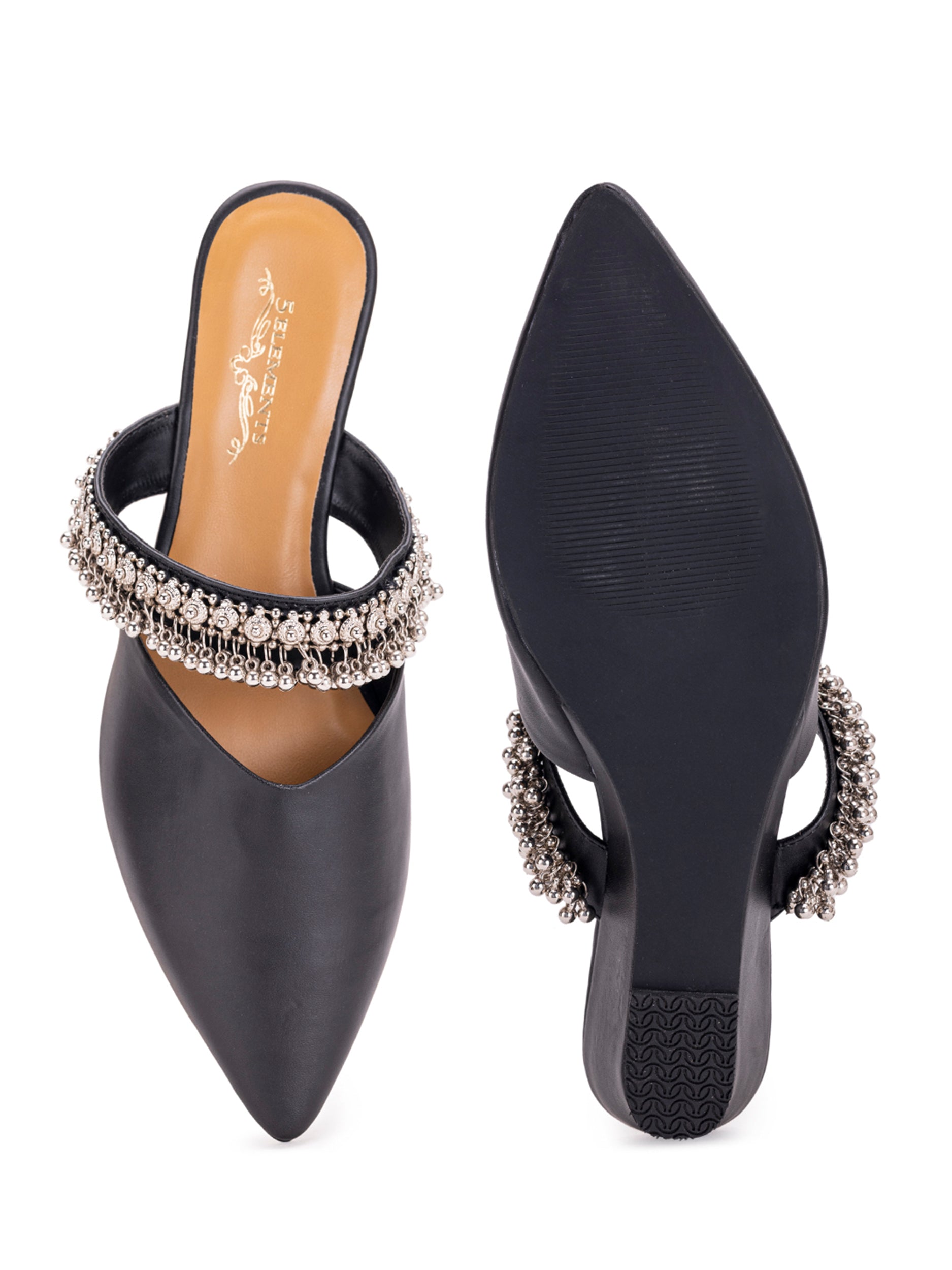 Akali Black (Mule Heel)