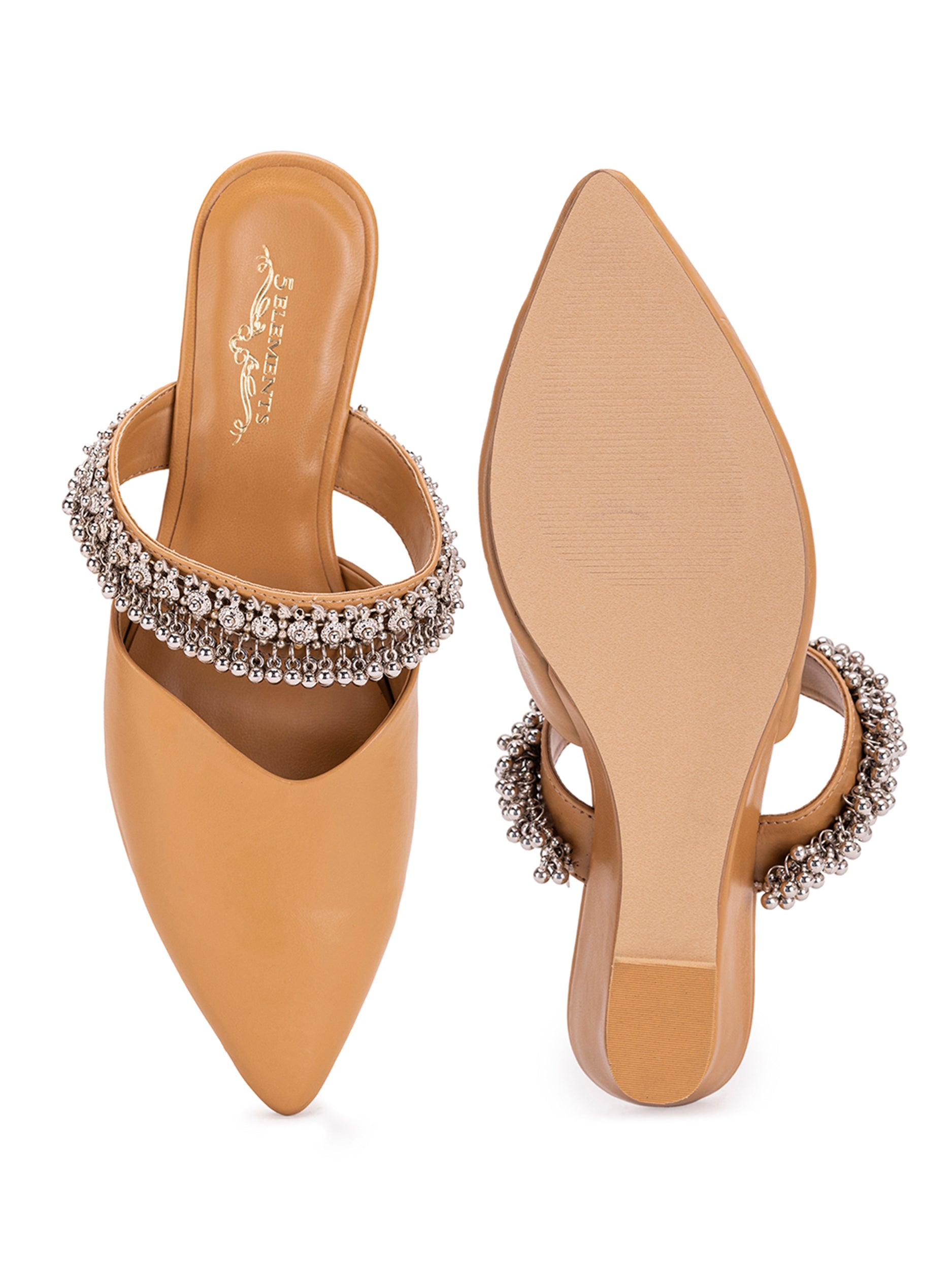 Akali Beige (Mule Heel)