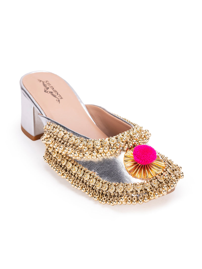 Gold Ghungroo Crown(heel)