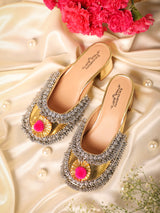Silver Ghungroo Crown(heel)