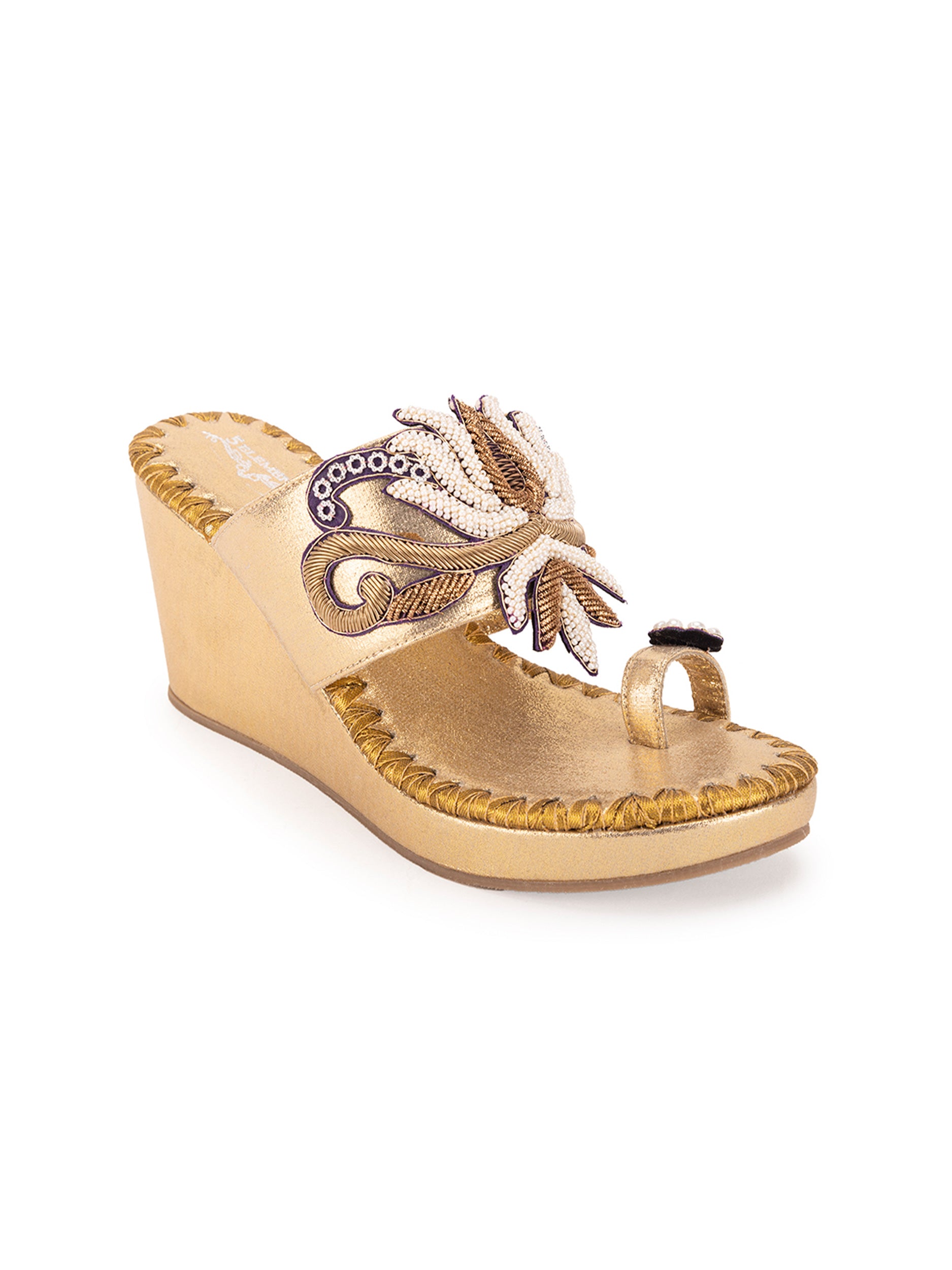 Gold Lotus Heel