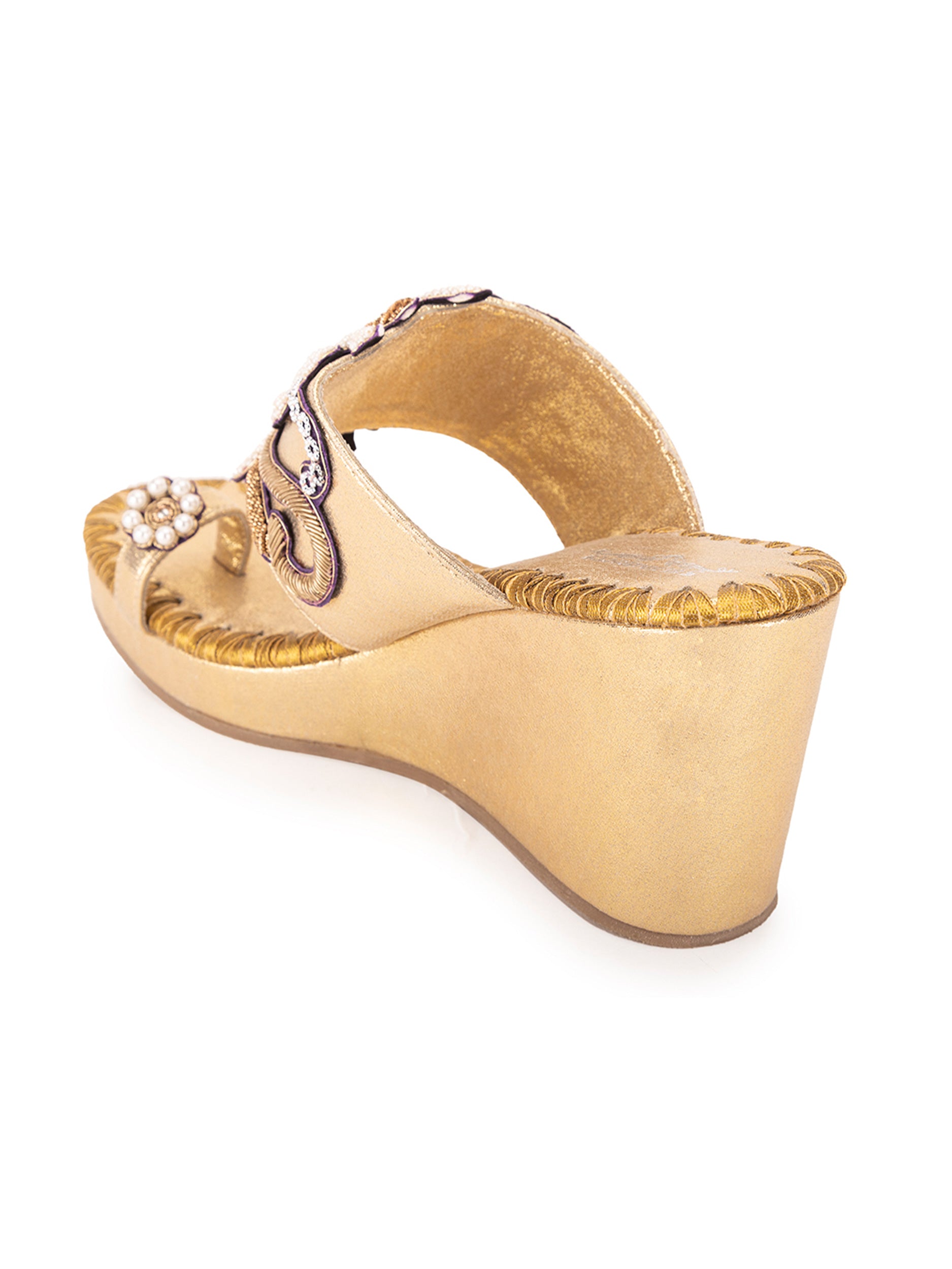 Gold Lotus Heel