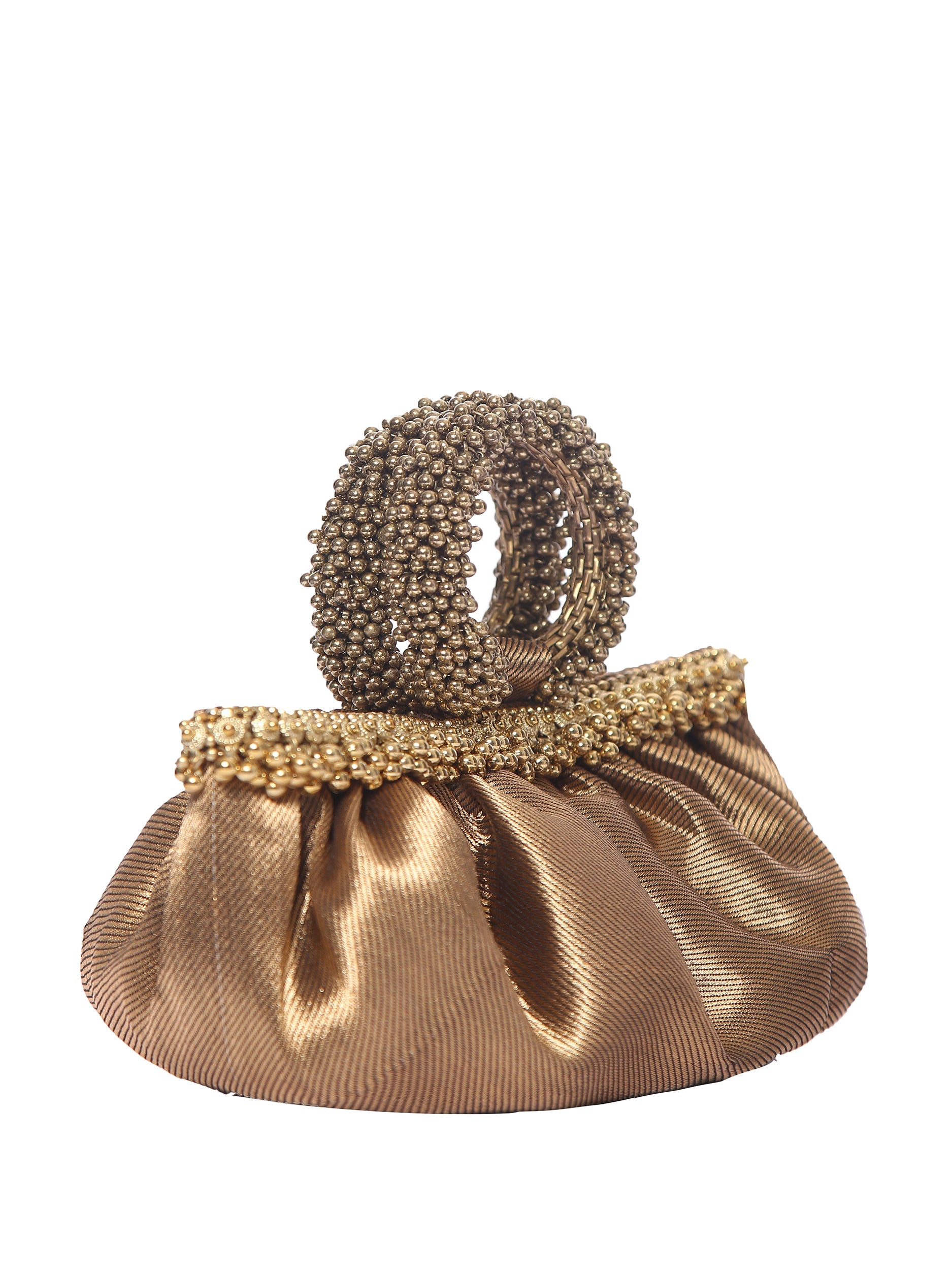 Gold Fever Jutti & Shalimar Gold Clutches