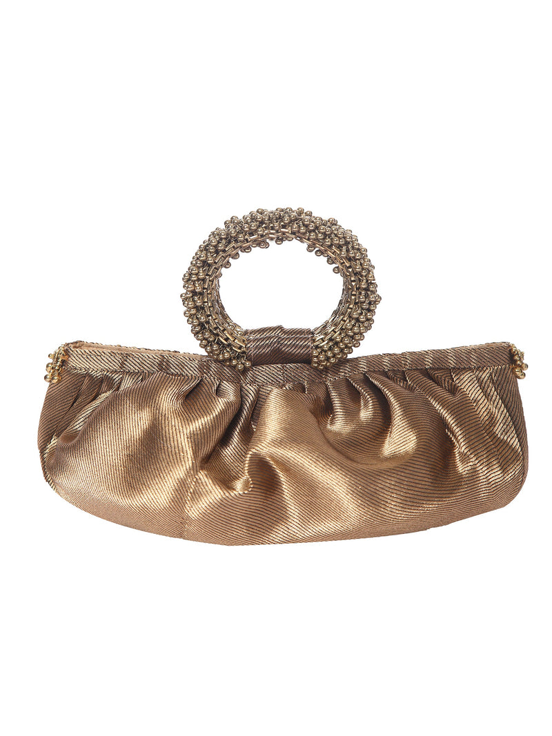 Gold Fever Jutti & Shalimar Gold Clutches