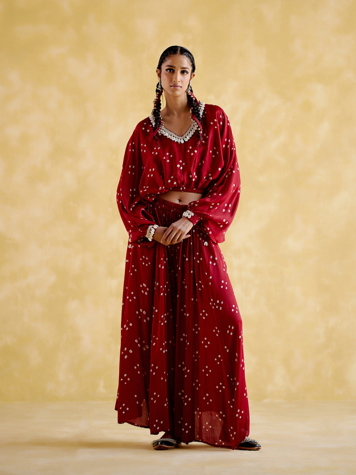 Anasuya Maroon Co Ords