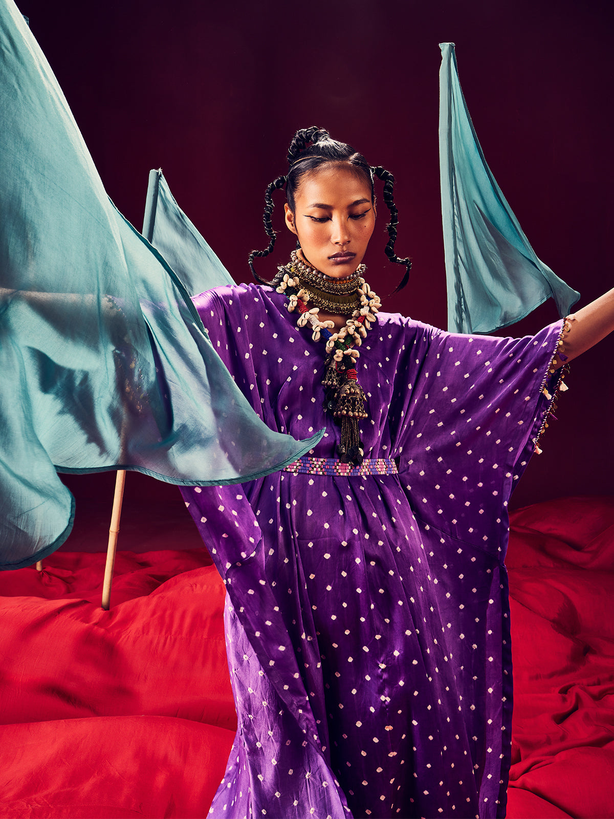 Silvia Purple (Kaftan)