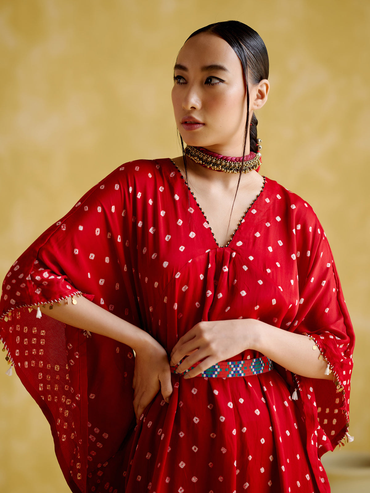 Silvia Red (Kaftan)