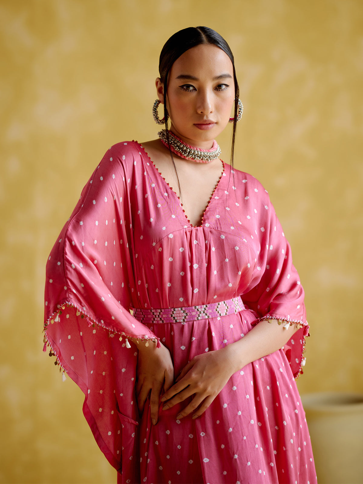 Silvia Pink Kaftan