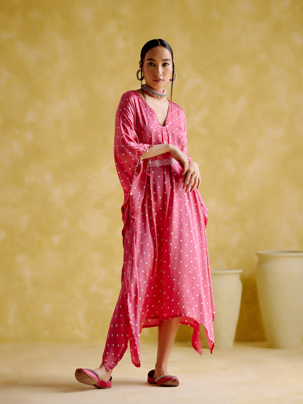Silvia Pink Kaftan