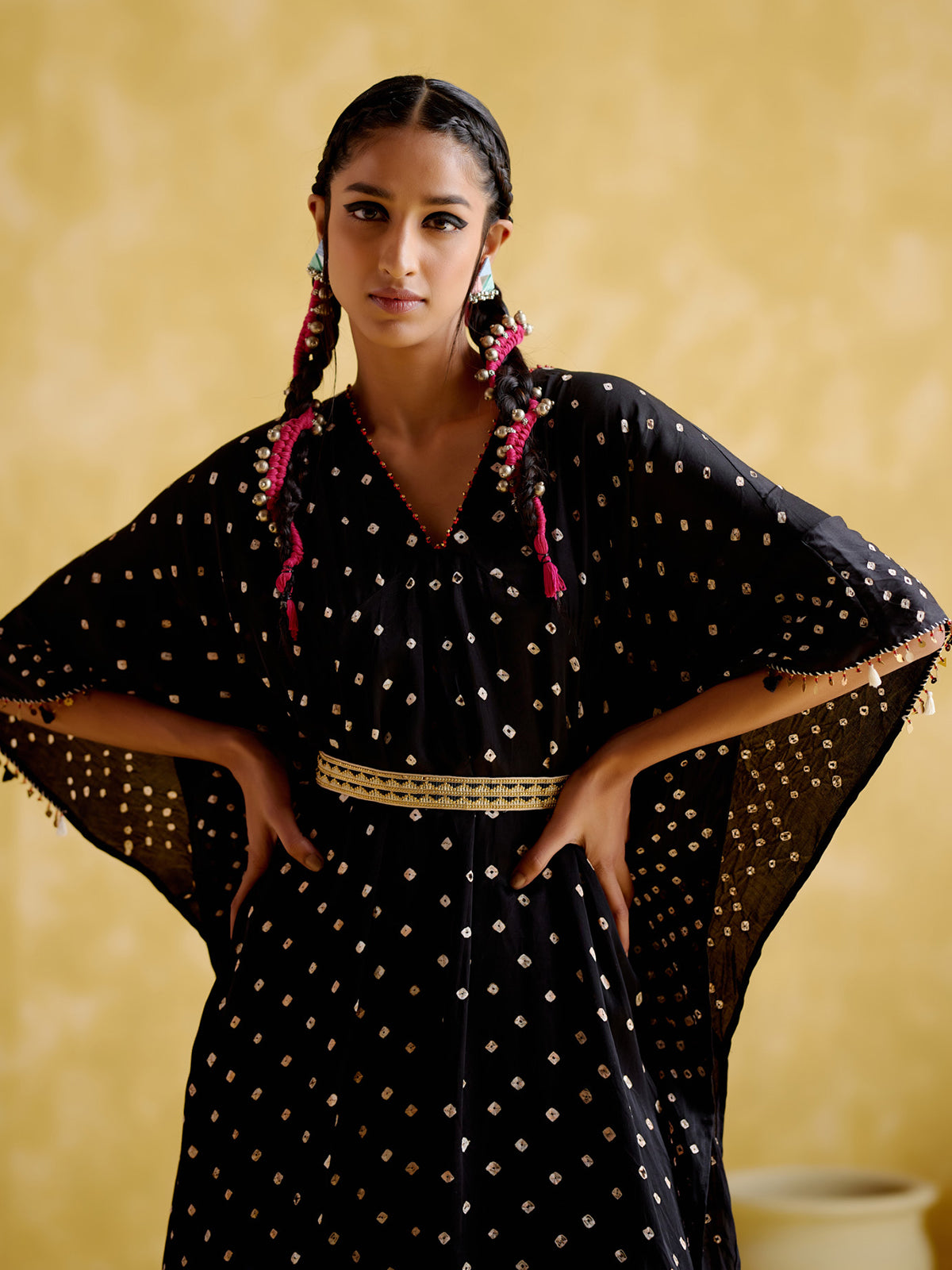 Silvia Black Kaftan