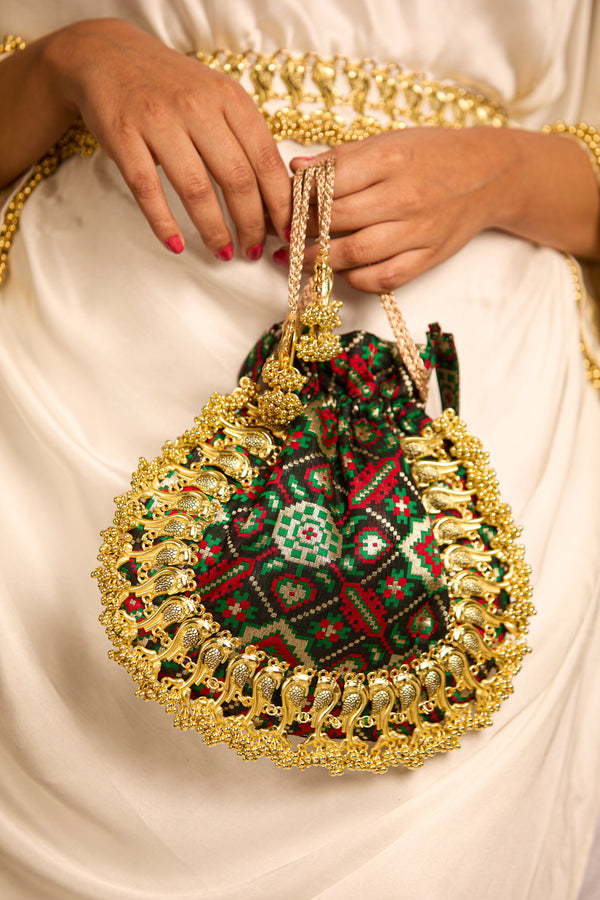 Avika Green Potli