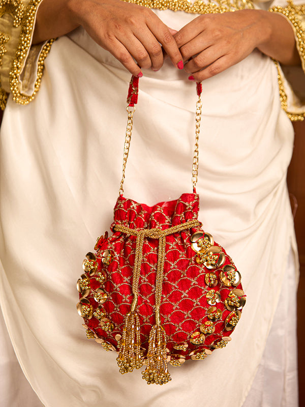 Nabhya Red (Potli)