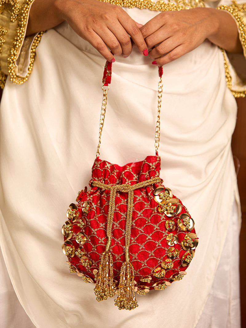Nabhya Red (Potli)