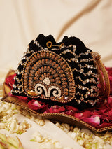 Raven Mule Heel & Raven Potli
