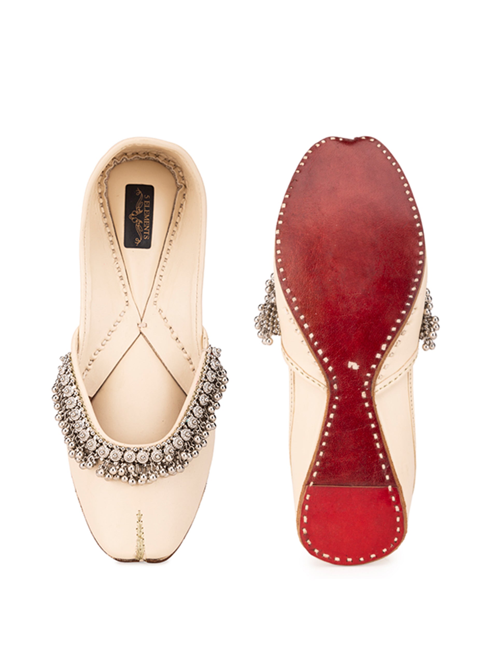 Ghungroo Blast Off White (Jutti)