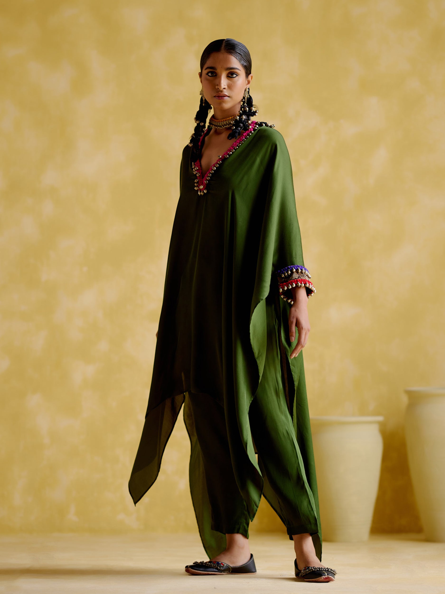 Bhavishya Green Co Ords Set