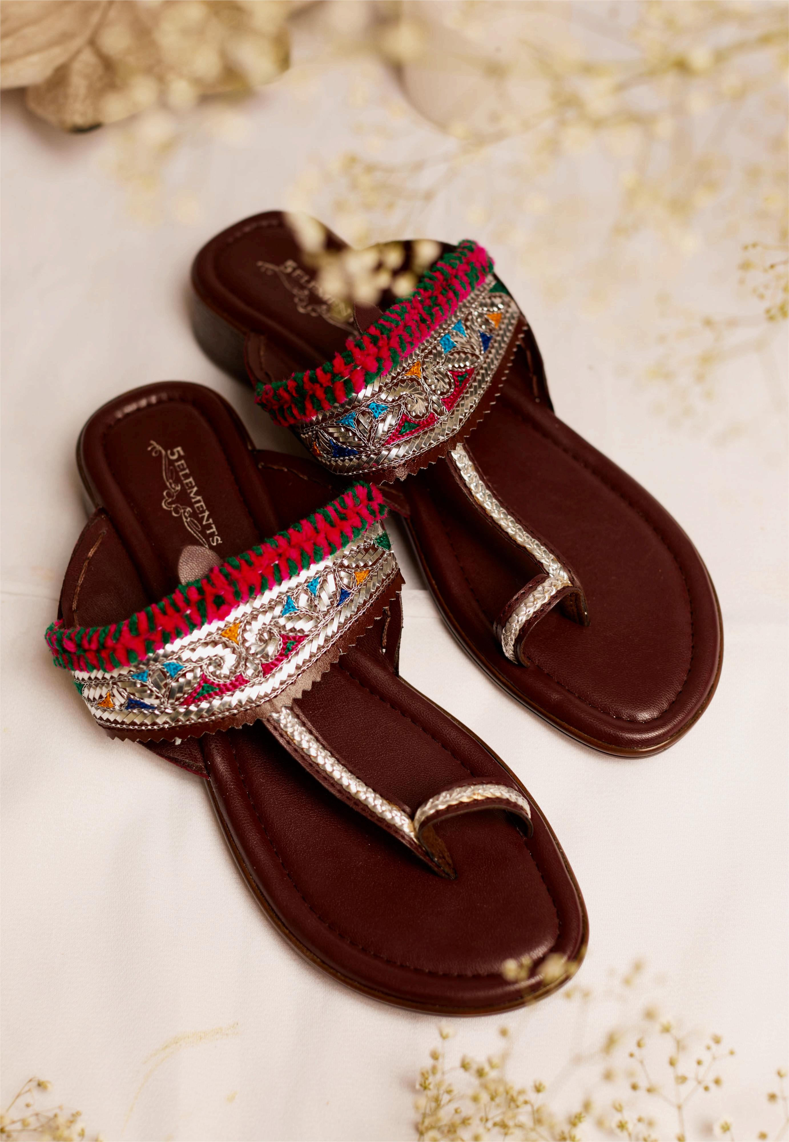 Traditional Fuchsia (Kolhapuri)