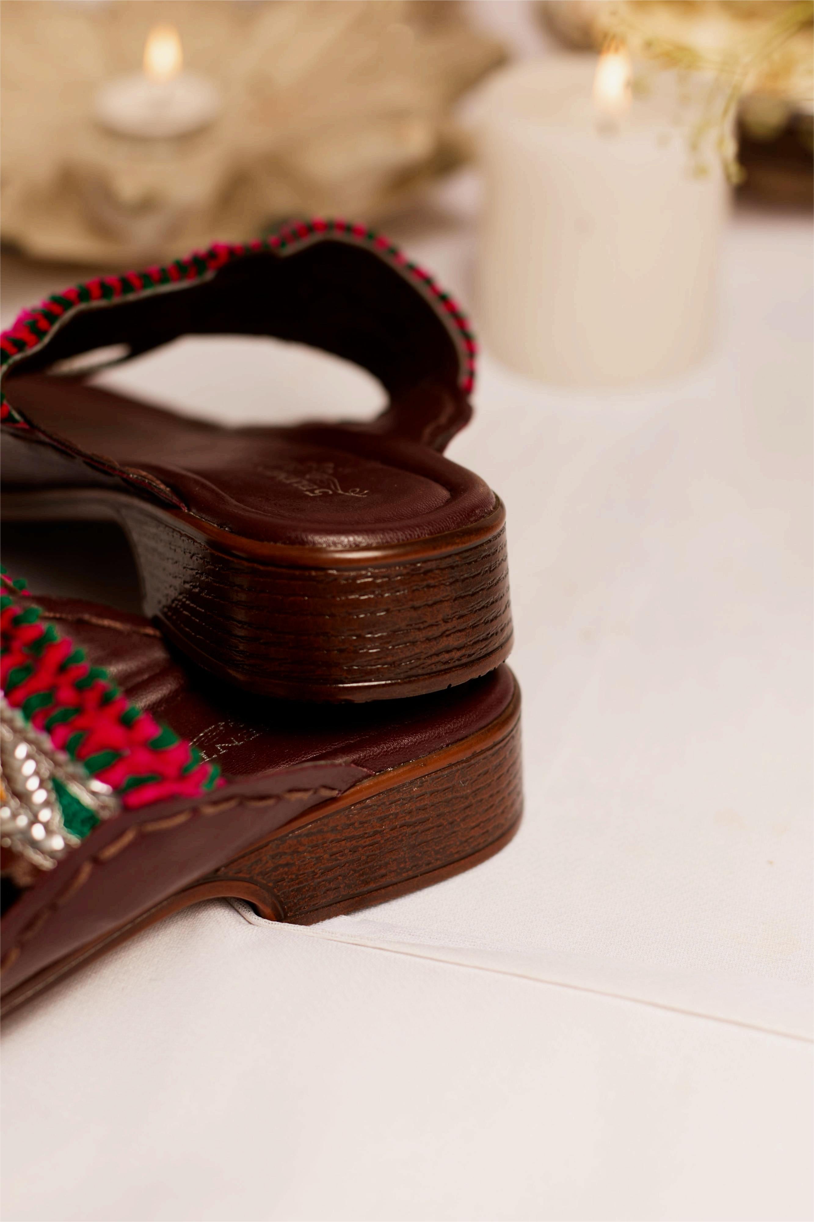 Traditional Fuchsia (Kolhapuri)