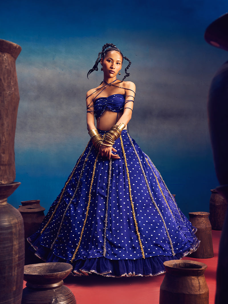 Aparna Blue (Lehenga)