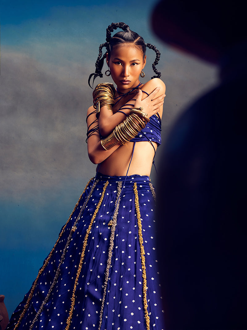 Aparna Blue (Lehenga)