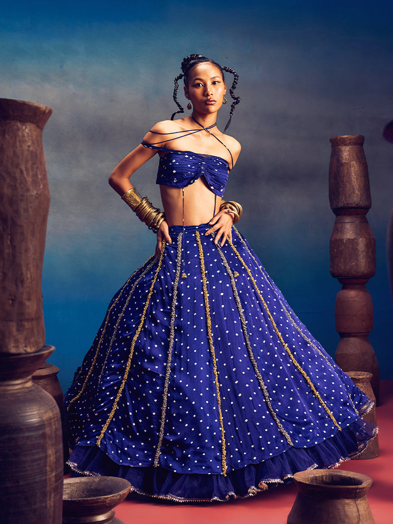 Aparna Blue (Lehenga)