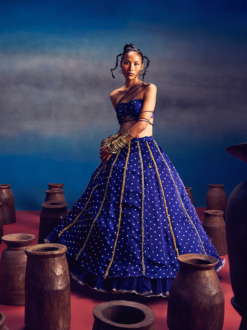 Aparna Blue (Lehenga)