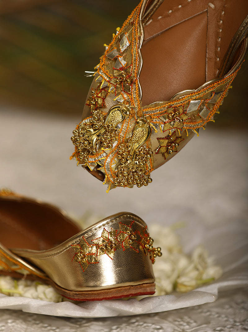 Jasmine Jutti & Bag Gold (Combo)