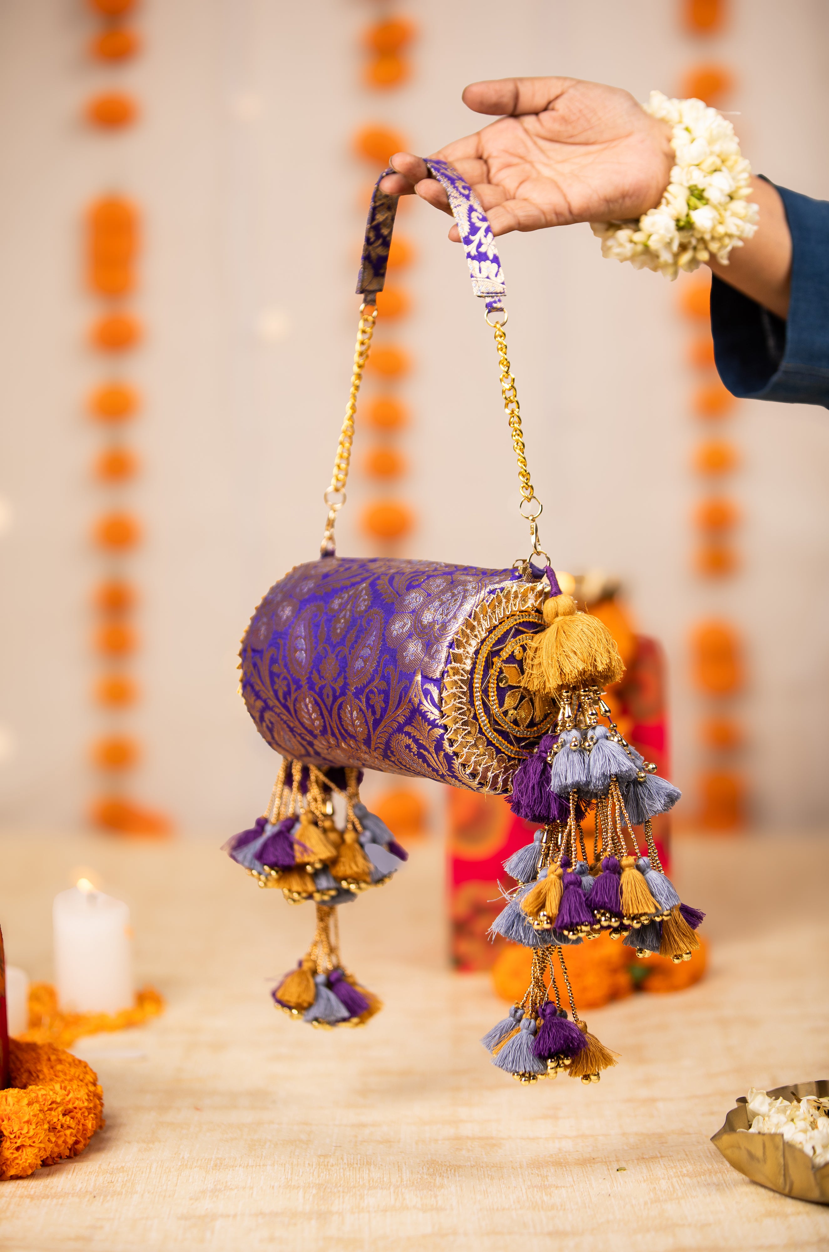 Manika Purple Handbag