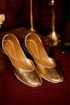 Metallic Gold Jutti