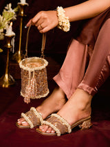 Adhika Slider Heel & Adhika Handbag