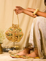 Goota Love Green Jutti & Evander Green Potli