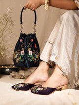 Naina Mule Heel & Naina Potli