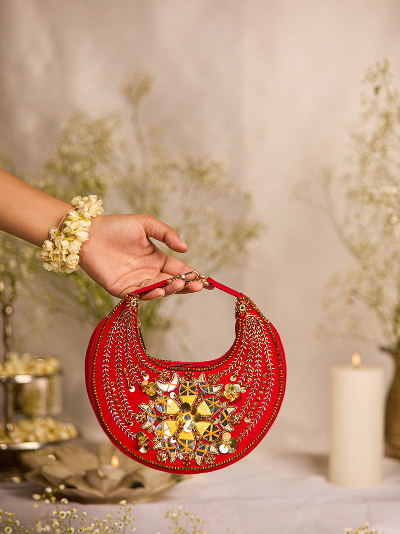 Raahi-Red Handbag